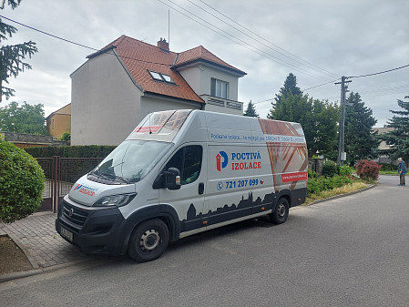 Zateplení stropu rodinného domu v Bzenci